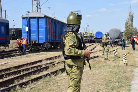 В Дагестане росгвардейцы приняли участие во всероссийских учениях по гражданской обороне